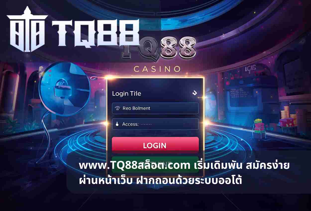 www.TQ88สล็อต.com เริ่มเดิมพัน สมัครง่ายผ่านหน้าเว็บ ฝากถอนด้วยระบบออโต้